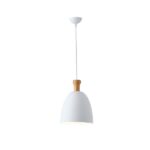 ΦΩΤΙΣΤΙΚΟ ΚΡΕΜΑΣΤΟ ΜΕΤΑΛΛΟ 1XΕ27 230X230mm ΛΕΥΚΟ ARTE ILLUMINA SIMPLO EUROLAMP – 144-24122