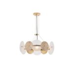 ΦΩΤΙΣΤΙΚΟ KΡΕΜΑΣΤΟ 6XE14 Φ560H670mm ΧΡΥΣΟ ARTE ILLUMINA GLOW EUROLAMP – 144-24041