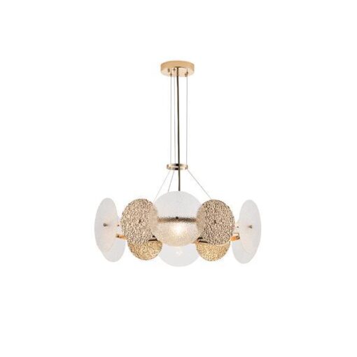 ΦΩΤΙΣΤΙΚΟ KΡΕΜΑΣΤΟ 6XE14 Φ560H670mm ΧΡΥΣΟ ARTE ILLUMINA GLOW EUROLAMP – 144-24041