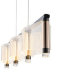 ΦΩΤΙΣΤΙΚΟ ΚΡΕΜΑΣΤΟ  ΑΚΡΥΛΙΚΟ LED 3ΦΩΤΟ 3Χ16W  4320Lm 3000K 900X270X175mm ΓΑΛΛΙΚΟ ΧΡΥΣΟ ARTE ILLUMINA RAVENA EUROLAMP – 144-15047