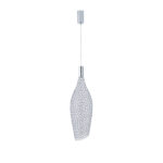 ΦΩΤΙΣΤΙΚΟ ΜΕΤΑΛΛΟ ΜΟΝΟΦΩΤΟ LED 7.6W 780Lm 3000K Φ200x1960mm ΑΣΗΜΙ ARTE ILLUMINA PERFORATO EUROLAMP – 144-15060