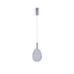 ΦΩΤΙΣΤΙΚΟ ΜΕΤΑΛΛΟ ΜΟΝΟΦΩΤΟ ΟΒΑΛ LED 6.3W 648Lm 3000K Φ140x1588mm ΑΣΗΜΙ ARTE ILLUMINA PERFORATO EUROLAMP – 144-15064