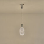 ΦΩΤΙΣΤΙΚΟ ΜΕΤΑΛΛΟ ΜΟΝΟΦΩΤΟ LED 6.3W 648Lm 3000K Φ130X1588mm ΑΣΗΜΙ ARTE ILLUMINA PERFORATO EUROLAMP – 144-15066