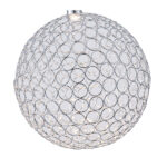 ΦΩΤΙΣΤΙΚΟ ΜΕΤΑΛΛΟ ΜΟΝΟΦΩΤΟ ΟΒΑΛ LED 6.3W 648Lm 3000K Φ200x1388mm ΑΣΗΜΙ ARTE ILLUMINA PERFORATO EUROLAMP – 144-15068