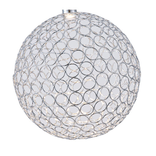 ΦΩΤΙΣΤΙΚΟ ΜΕΤΑΛΛΟ ΜΟΝΟΦΩΤΟ ΟΒΑΛ LED 6.3W 648Lm 3000K Φ200x1388mm ΑΣΗΜΙ ARTE ILLUMINA PERFORATO EUROLAMP – 144-15068
