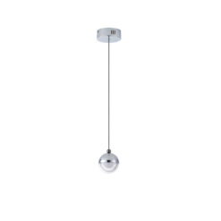 ΦΩΤΙΣΤΙΚΟ ΚΡΕΜΑΣΤΟ ΑΛΟΥΜΙΝΙΟ LED 6W 500Lm 3000K Φ10 ΑΣΗΜΙ ARTE ILLUMINA MELANIE EUROLAMP – 144-15078