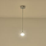 ΦΩΤΙΣΤΙΚΟ ΚΡΕΜΑΣΤΟ ΑΛΟΥΜΙΝΙΟ LED 6W 500Lm 3000K Φ10 ΑΣΗΜΙ ARTE ILLUMINA MELANIE EUROLAMP – 144-15078