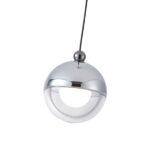 ΦΩΤΙΣΤΙΚΟ ΚΡΕΜΑΣΤΟ ΑΛΟΥΜΙΝΙΟ LED 6W 500Lm 3000K Φ10 ΑΣΗΜΙ ARTE ILLUMINA MELANIE EUROLAMP – 144-15078