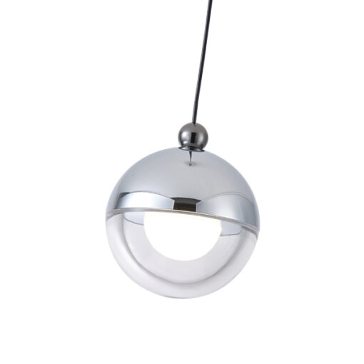 ΦΩΤΙΣΤΙΚΟ ΚΡΕΜΑΣΤΟ ΑΛΟΥΜΙΝΙΟ LED 6W 500Lm 3000K Φ10 ΑΣΗΜΙ ARTE ILLUMINA MELANIE EUROLAMP – 144-15078