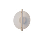 ΑΠΛΙΚΑ ΤΟΙΧΟΥ AΛΟΥΜΙΝO-ΓΥΑΛΙ LED 10W 1200Lm 3000K 340x120x300mm MEΛΙ ARTE ILLUMINA DISC EUROLAMP – 144-15086
