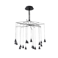 ΦΩΤΙΣΤΙΚΟ ΚΡΕΜΑΣΤΟ LED 90W 5400Lm 3000K Φ1000X1200mm ΜΑΥΡΟ ARTE ILLUMINA CAMPANELLE EUROLAMP – 144-16093