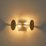 ΑΠΛΙΚΑ ΤΟΙΧΟΥ 2XE14 160Χ330Χ180mm ΧΡΥΣΟ ARTE ILLUMINA GLOW EUROLAMP – 144-24040