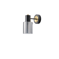 ΑΠΛΙΚΑ ΤΟΙΧΟΥ ΜΕΤΑΛΛΟ-ΓΥΑΛΙ 1XE14 180Χ100Χ210mm ΜΑΥΡΟ ΧΑΛΚΙΝΟ ARTE ILLUMINA SILENCE EUROLAMP – 144-24045