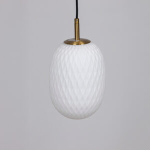 ΦΩΤΙΣΤΙΚΟ ΚΡΕΜΑΣΤΟ ΓΥΑΛΙ 1XE27  150X230mm ΛΕΥΚΟ ARTE ILLUMINA CANDY EUROLAMP – 144-24101