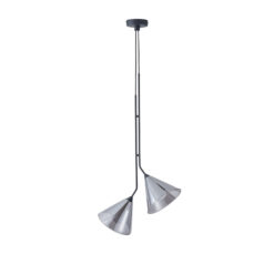 ΦΩΤΙΣΤΙΚΟ ΚΡΕΜΑΣΤΟ ΓΥΑΛΙ 2ΦΩΤΟ G9   410x1800mm ΦΙΜΕ ARTE ILLUMINA DELTA EUROLAMP – 144-24112