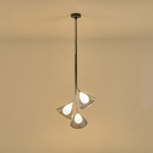 ΦΩΤΙΣΤΙΚΟ ΚΡΕΜΑΣΤΟ ΓΥΑΛΙ 3ΦΩΤΟ G9 420x1680mm ΦΙΜΕ ARTE ILLUMINA DELTA EUROLAMP – 144-24113