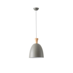 ΦΩΤΙΣΤΙΚΟ ΚΡΕΜΑΣΤΟ ΜΕΤΑΛΛΟ 1XΕ27 230X230mm ΓΚΡΙ ARTE ILLUMINA SIMPLO EUROLAMP – 144-24121