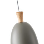 ΦΩΤΙΣΤΙΚΟ ΚΡΕΜΑΣΤΟ ΜΕΤΑΛΛΟ 1XΕ27 230X230mm ΓΚΡΙ ARTE ILLUMINA SIMPLO EUROLAMP – 144-24121