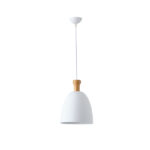 ΦΩΤΙΣΤΙΚΟ ΚΡΕΜΑΣΤΟ ΜΕΤΑΛΛΟ 1XΕ27 230X230mm ΛΕΥΚΟ ARTE ILLUMINA SIMPLO EUROLAMP – 144-24122
