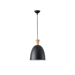 ΦΩΤΙΣΤΙΚΟ ΚΡΕΜΑΣΤΟ ΜΕΤΑΛΛΟ 1XΕ27 230X230mm ΜΑΥΡΟ ARTE ILLUMINA SIMPLO EUROLAMP – 144-24123