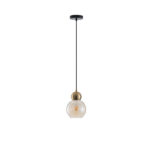 ΦΩΤΙΣΤΙΚΟ ΚΡΕΜΑΣΤΟ ΓΥΑΛΙ ΜΟΝΟΦΩΤΟ 1XE27 150Χ1240mm ΜΑΥΡΟ ARTE ILLUMINA AURELIA EUROLAMP – 144-28503