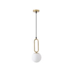 ΦΩΤΙΣΤΙΚΟ ΚΡΕΜΑΣΤΟ ΓΥΑΛΙ 1XE27  150X150X1430mm ΛΕΥΚΟ ARTE ILLUMINA ORBA EUROLAMP – 144-28516