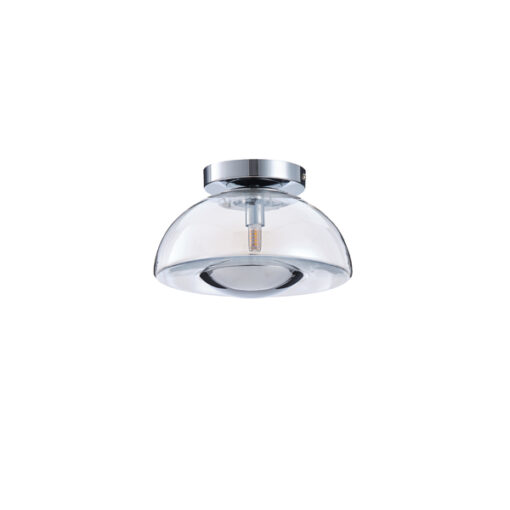 ΠΛΑΦΟΝΙΕΡΑ ΓΥΑΛΙΝΗ G9 230X230X150mm ΑΣΗΜΙ ARTE ILLUMINA CLEAR EUROLAMP – 144-28523