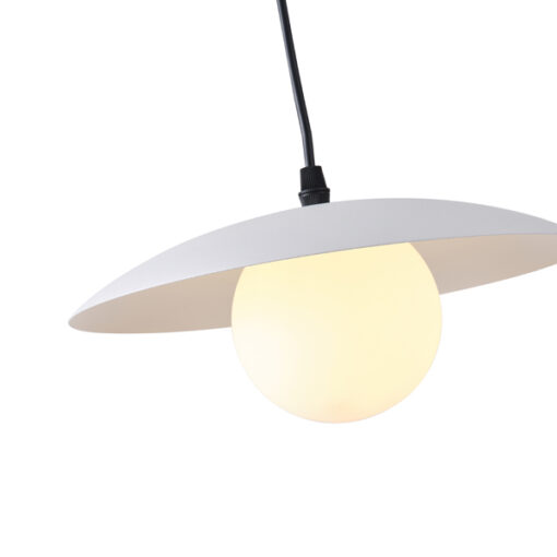 ΦΩΤΙΣΤΙΚΟ ΚΡΕΜΑΣΤΟ ΜΕΤΑΛΛΟ G9 ΜΑΧ 7W 250X250X125mm ΛΕΥΚΟ ARTE ILLUMINA COBA CABANA EUROLAMP – 144-28527