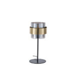 ΦΩΤΙΣΤΙΚΟ ΕΠΙΤΡΑΠΕΖΙΟ 1XE27 180X415mm ΜΑΥΡΟ-ΧΡΥΣΟ ARTE ILLUMINA RELIAC EUROLAMP – 144-28543