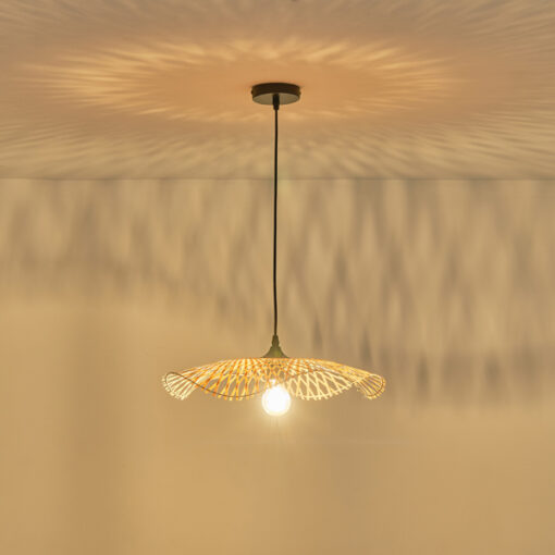 ΦΩΤΙΣΤΙΚΟ ΚΡΕΜΑΣΤΟ BAMBOO 1XE27  475X1160mm ΜΠΕΖ ARTE ILLUMINA CROSSLINE EUROLAMP – 144-31010