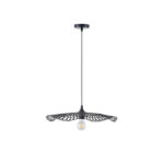 ΦΩΤΙΣΤΙΚΟ ΚΡΕΜΑΣΤΟ BAMBOO 1XE27  475X1160mm ΜΑΥΡΟ ARTE ILLUMINA CROSSLINE EUROLAMP – 144-31011
