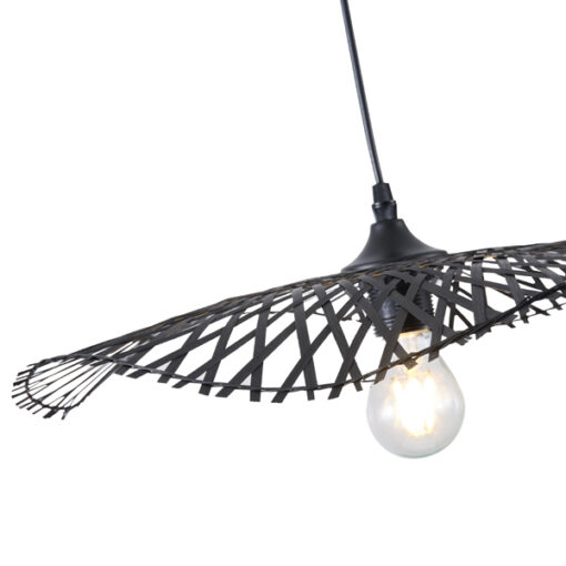 ΦΩΤΙΣΤΙΚΟ ΚΡΕΜΑΣΤΟ BAMBOO 1XE27  475X1160mm ΜΑΥΡΟ ARTE ILLUMINA CROSSLINE EUROLAMP – 144-31011