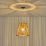 ΦΩΤΙΣΤΙΚΟ ΚΡΕΜΑΣΤΟ ΡΑΤΤΑΝ 1XE27  380X1350mm ΚΑΦΕ ARTE ILLUMINA VENTO EUROLAMP – 144-32011