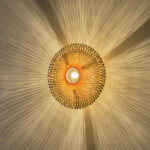 ΑΠΛΙΚΑ ΤΟΙΧΟΥ ΒΑΜΒΟΟ 1XE27  400X140mm ΚΑΦΕ-ΜΑΥΡΟ ARTE ILLUMINA CYCLONE EUROLAMP – 144-32015
