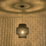 ΦΩΤΙΣΤΙΚΟ ΚΡΕΜΑΣΤΟ BAMBOO 1XE27  310X310X350mm ΜΑΥΡΟ ARTE ILLUMINA AVRA EUROLAMP – 144-33087