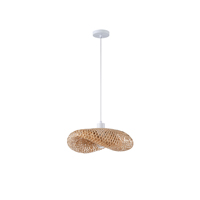 ΦΩΤΙΣΤΙΚΟ ΚΡΕΜΑΣΤΟ BAMBOO 1XE27 420X300X130mm ARTE ILLUMINA LAGOON EUROLAMP – 144-33091