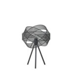 ΦΩΤΙΣΤΙΚΟ ΕΠΙΤΡΑΠΕΖΙΟ ΜΕΤΑΛΛΟ 1XE27  300X300X4700mm ΜΑΥΡΟ ARTE ILLUMINA OGGI EUROLAMP – 144-46016