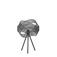 ΦΩΤΙΣΤΙΚΟ ΕΠΙΤΡΑΠΕΖΙΟ ΜΕΤΑΛΛΟ 1XE27  300X300X4700mm ΜΑΥΡΟ ARTE ILLUMINA OGGI EUROLAMP – 144-46016