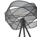 ΦΩΤΙΣΤΙΚΟ ΕΠΙΤΡΑΠΕΖΙΟ ΜΕΤΑΛΛΟ 1XE27  300X300X4700mm ΜΑΥΡΟ ARTE ILLUMINA OGGI EUROLAMP – 144-46016