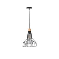 ΦΩΤΙΣΤΙΚΟ ΚΡΕΜΑΣΤΟ ΜΕΤΑΛΛΟ 1XE27  260X260X1370mm ΜΑΥΡΟ ARTE ILLUMINA TASSEL EUROLAMP – 144-46017