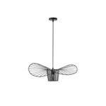 ΦΩΤΙΣΤΙΚΟ ΚΡΕΜΑΣΤΟ ΜΕΤΑΛΛΟ 1xΕ27 600X600X1270mm ΜΑΥΡΟ ARTE ILLUMINA CAP EUROLAMP – 144-46019