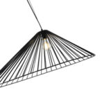 ΦΩΤΙΣΤΙΚΟ ΚΡΕΜΑΣΤΟ ΜΕΤΑΛΛΟ 1XE27  800x520x1360mm ΜΑΥΡΟ ARTE ILLUMINA RAY EUROLAMP – 144-46023