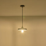 ΦΩΤΙΣΤΙΚΟ ΚΡΕΜΑΣΤΟ TΣΙΜΕΝΤΟ&ΜΕΤΑΛΛΟ 1xΕ27 210X210X75mm ΓΚΡΙ ARTE ILLUMINA YESO EUROLAMP – 144-50005