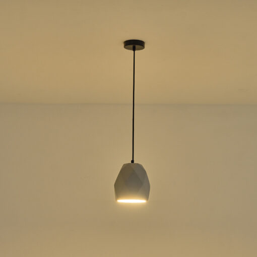ΦΩΤΙΣΤΙΚΟ ΚΡΕΜΑΣΤΟ ΤΣΙΜΕΝΤΟ 1xΕ27 160X160X170mm ΓΚΡΙ ARTE ILLUMINA ARME EUROLAMP – 144-50006