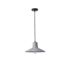 ΦΩΤΙΣΤΙΚΟ ΚΡΕΜΑΣΤΟ  ΤΣΙΜΕΝΤΟ 1xΕ27 320X320X160mm ΓΚΡΙ ARTE ILLUMINA ARME EUROLAMP – 144-50008