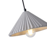 ΦΩΤΙΣΤΙΚΟ ΚΡΕΜΑΣΤΟ ΤΣΙΜΕΝΤΟ 1xΕ27 250X250X1240mm ΓΚΡΙ ARTE ILLUMINA PLATRE EUROLAMP – 144-50011