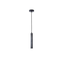 ΦΩΤΙΣΤΙΚΟ ΚΡΕΜΑΣΤΟ ΤΣΙΜΕΝΤΟ GU10 45X45X300mm ΜΑΥΡΟ ARTE ILLUMINA SALPICO EUROLAMP – 144-50020