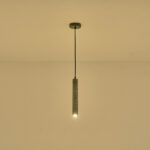 ΦΩΤΙΣΤΙΚΟ ΚΡΕΜΑΣΤΟ ΤΣΙΜΕΝΤΟ GU10 45X45X300mm ΜΑΥΡΟ ARTE ILLUMINA SALPICO EUROLAMP – 144-50020