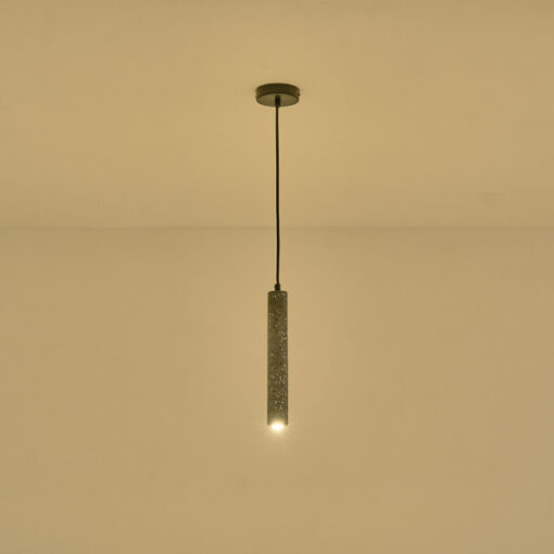 ΦΩΤΙΣΤΙΚΟ ΚΡΕΜΑΣΤΟ ΤΣΙΜΕΝΤΟ GU10 45X45X300mm ΜΑΥΡΟ ARTE ILLUMINA SALPICO EUROLAMP – 144-50020