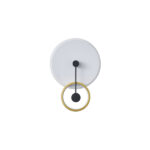 ΦΩΤΙΣΤΙΚΟ TOIXOY ΜΕΤΑΛΛIKO LED 15W 1000Lm 3000K 280x400x70mm ΧΡΥΣΟ ARTE ILLUMINA O CLOCK EUROLAMP – 144-58026